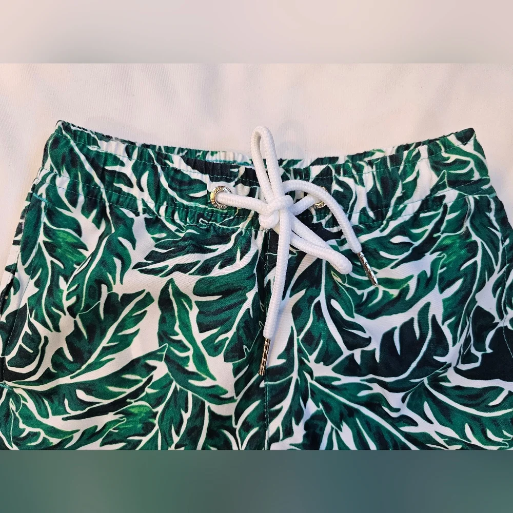 SwimZip Toddler Swim Trunks- Tropical Print- 2T